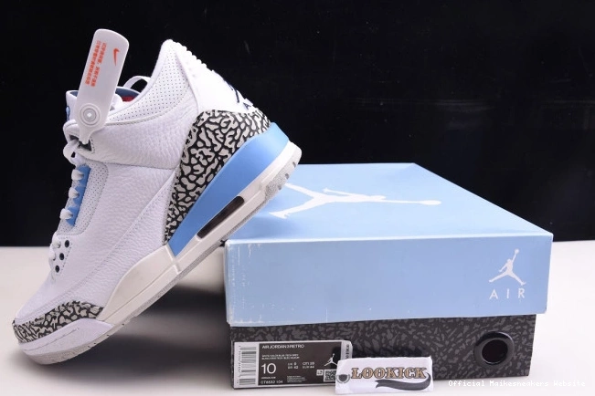 Official Maikesneakers CT8532-104 Air UNC Jordan 3 0630